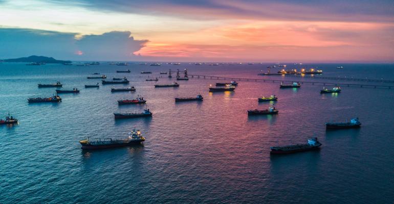 Ships-at-anchor